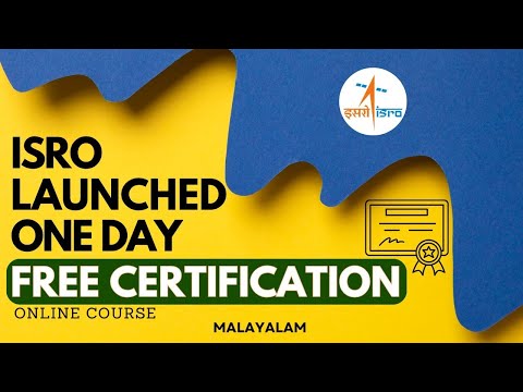 ISRO Offers One Day Free Online Certificate Course Students, Graduate & Professional JOIN
