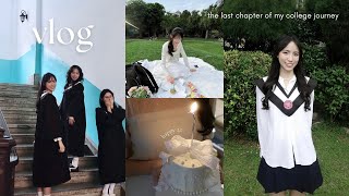 College Vlog 🏫 | my last college vlog🎓 Graduation, Birthday & Internship Life 🎂👩🏻‍💻🕊️
