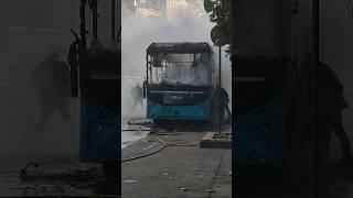 Bus main lagi aag 🔥। MIDC MAROL MAIN LAGI AAG🔥🚒 । #fire #bus #burning #firebrigade