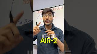 ❌Why did IIT-JEE AIR-2 take a DROP?😱 #jee #motivation