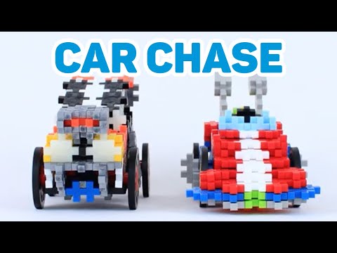 Plus-Plus Go! Car Chase - Stop Motion Video