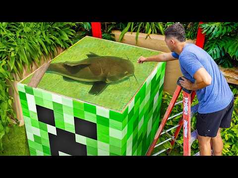 I Turned A Creeper Into A Fish Aquarium