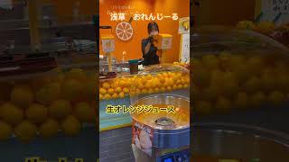 浅草　おれんじーる！生オレンジジュース絶品😋#コロナに負けるな #東京 #浅草 #オレンジ#生搾り