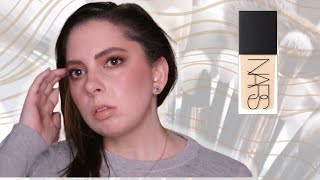 NARS LIGHT REFLECTING FOUNDATION MONT BLANC | FIRST IMPRESSION REVIEW + DEMO DRY SKIN KATIE MAGANA