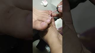 Viral feet nail Extension Gel Pedicure #pedicure #shorts #short #viralvideo #diy #hack #nails #viral