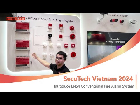 (Vietnamese) Introduce EN54 Conventional Fire Alarm System | SecuTech Vietnam 2024 | Wisualarm