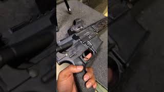 Close up of Daniel Defense M4 V7 AR 15💨 #music #goodgun #range #fyp #shorts #4k #black #yotube #sub