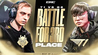 T1 VS G2 - BATTLE FOR THIRD PLACE - PLAYOFFS EWC 2025