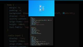 @VCodeNinja Glassmorphism Radio Button UI | React Component UI Design | Modern CSS Animation#react