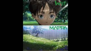 WIT Vs MAPPA || S01E01 Vs S4 Part3 New Trailer || Attack on Titan || Shingeki no Kyojin