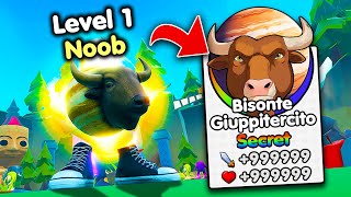 Starting Over as NOOB with OP BISONTE SECRET in Brainrot Evolution! (Roblox)