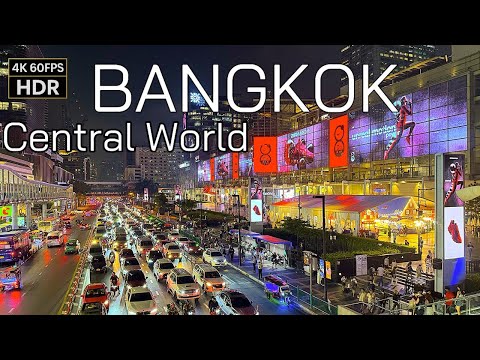 🇹🇭 Walking in CentralWorld Bangkok | 4K HDR Mall Tour in Thailand’s Shopping Paradise
