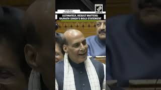 “Ultimately, result matters”, RM Rajnath Singh’s bold statement on Operation Sindoor