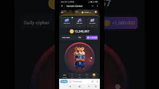 Hamster Kombat 14 July Ka Cipher Code #Trust