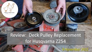 Review:  Deck Pulley Replacement for Husqvarna Z254