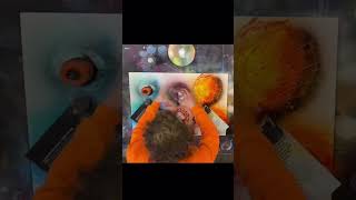 Pyramids #spaceart #scifiart #painting #timelapse #paintingvideo #smallyoutuber #artist #bobross