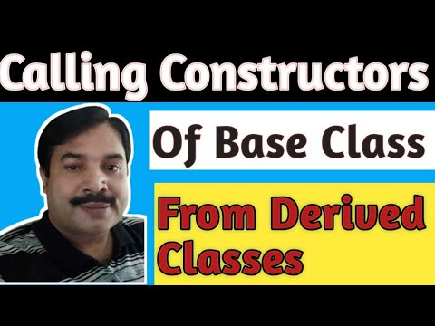 Calling and Passing parameters to Constructors of Base class From Derived Class