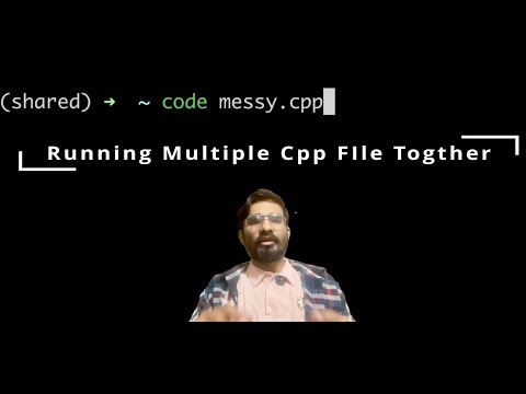 How to Run  Multiple cpp file | #compilersutra #cpp