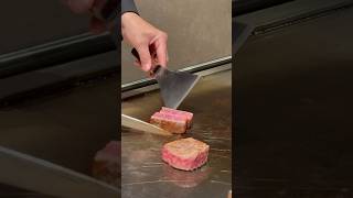 【SHORTS】大阪美食｜鐵板燒｜鐵板燒ステーキ樹里‐ダリ｜#心齋橋 #日本 #關西 #海鮮 #和牛