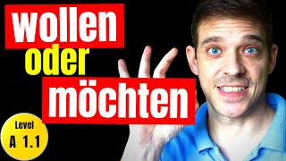 The German modal verb "wollen" | "wollen" oder "möchten"? | Learn German | YourGermanTeacher
