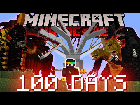 100 Days in HARDCORE Modded Minecraft