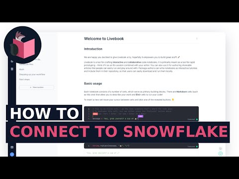 How to connect to Snowflake from Livebook