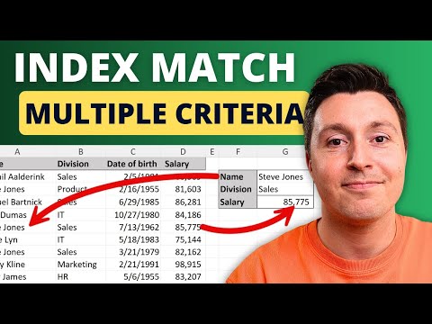 How to Use INDEX MATCH with Multiple Criteria in Excel (3 Easy Steps)