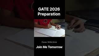 2 Hours of GATE 2026 Prep in 4 Seconds ⏳💪 #gate2026 #studywithme #timelapse #studyshorts #focusstudy