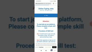 Online Typing Jobs- Work Assignment