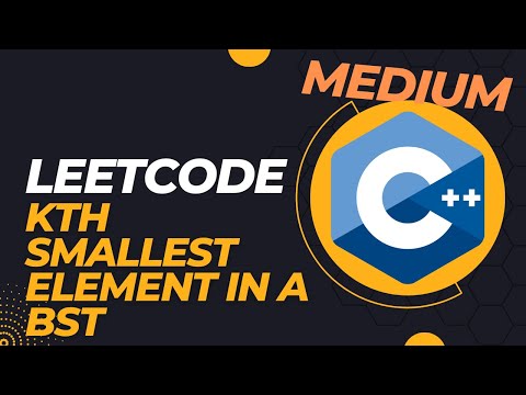 LeetCode - Kth Smallest Element in a BST - C++