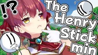 【The Henry Stickmin Collecton】パロディネタだらけのおもしろ棒人間ゲーム【ホロライブ/宝鐘マリン】