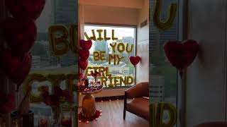 Will You Be My Girlfriend Setup #livsluxurydecor #hotelroomdecor #willyoubemygirlfriend #hoteldecor