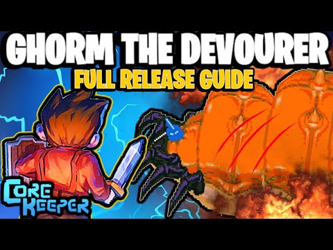 Beginners Guide! [Mob Farm, Wood Farm & Ghorm Fight] (Part 2) | Core Keeper 1.0