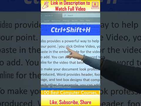 #atoz #word #shortcutkeys STOP Making These Hiding Mistakes in MS Word #AtoZ