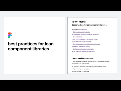 Design System best practices / Figma
