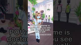 The theme is Doctor.. #trending #edit #relatable #dti #dresstoimpress #roblox #robloxfashion #shorts