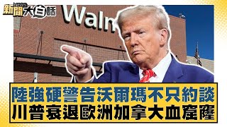 陸強硬警告沃爾瑪不只約談 川普衰退歐洲加拿大血窟窿【#新聞大白話】20250313-5｜#介文汲#楊永明#張延廷