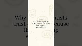 Science jokes that’ll make you LOL! 🔬 Like for more nerdy humor!