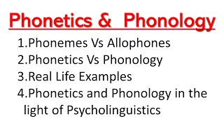 Phonetics & Phonology Linguistics | Phonemes vs Allophones | Real Life Examples