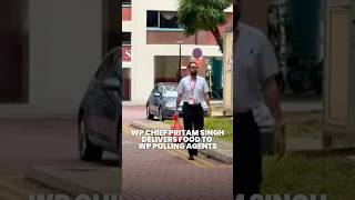 WP chief Pritam Singh delivers food to WP polling agents | GE2025