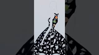 Sketch dress #sketcdesign #designfashion #design #dressdesign #cooldesign