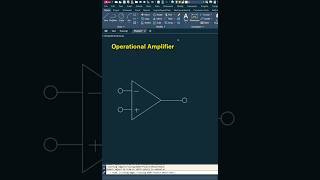 AutoCAD Electrical Practice-Operation Amplifier #autocadelectrical #operationalamplifier #amplifier