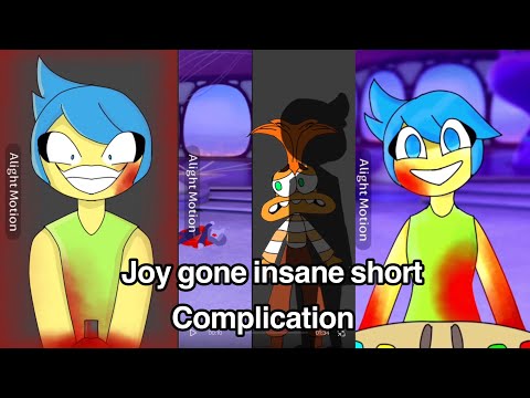 Joy gone insane complication 1 | MaddiMaddison animations | Inside out 2 comp | outside in | Memes