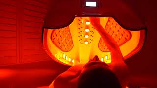 HyperT Far-Infrared Sauna Pod: Red Light Therapy, EWOT, HIIT Exercise, and Massage