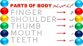 Parts of body ||easy to learn for kids and toddlers||pre school learning ||#learn #body