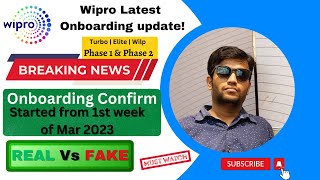 Wipro onboarding update | Green Audit Onboarding Confirm? | Started from 1st week of  March 2023?🔥👍