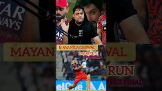 Mayank Agarwal 24(18) Run Vs PBKS Final || #shortsfeed #trending #pbksvsrcb #finalmatch #ipl2025 #yt