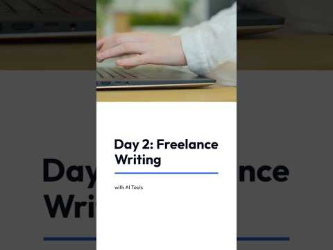 Day 2 Freelancing writing How to make money online with AI #earnmoneyonline #shorts #aisaas