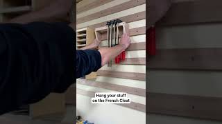 Simple French Cleat System DIY Build