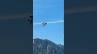 🔥THAT. WAS. AWESOME!!! 2 F-15s flying LOW in the mountains!!! #f15 #f15eagle #fighterjet #airforce